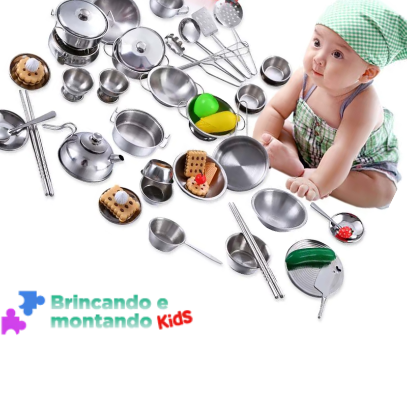 🥄Metal kids kitchen set.🥄