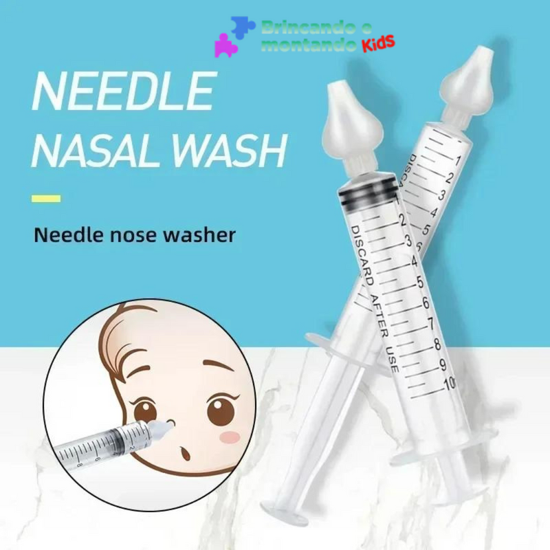 👶🏻Nasal aspirator syringe washer for babies.👶🏻