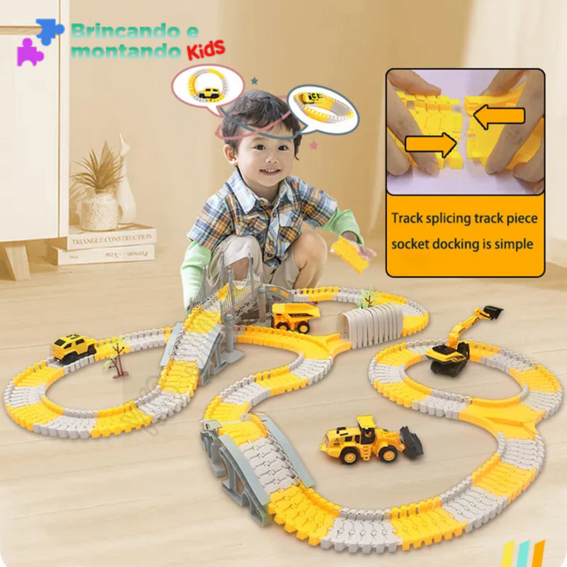 🎢Children's sliding track toy car.🎢