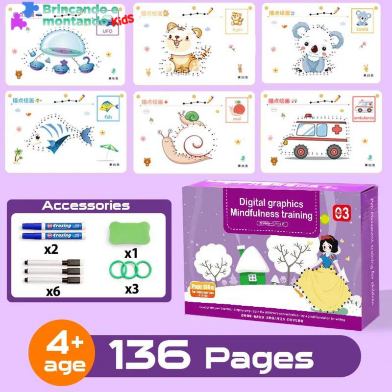 🧠📖Toy and training notebook for children. It is ideal for training motor coordination and concentration in children📖🧠.