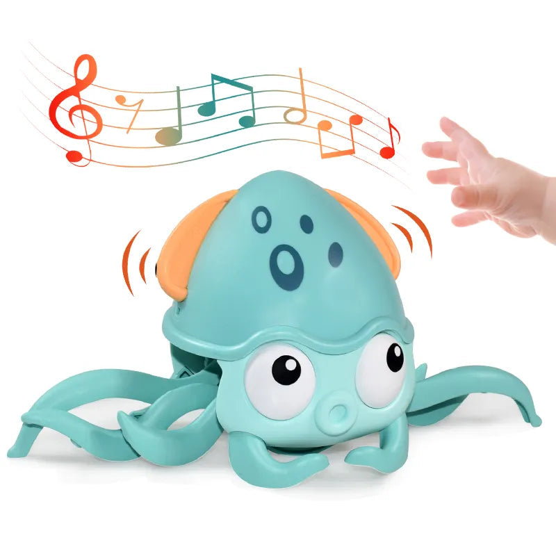 Induction Escape Crab Rechargeable Electric Pet Musical Toys Children'S Toys Birthday Gifts Interactive Toys Learn To Climb Toys