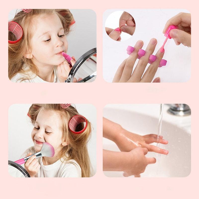 Maleta de Maquiagem Infantil Para Meninas / Com Acessórios de Maquiagem